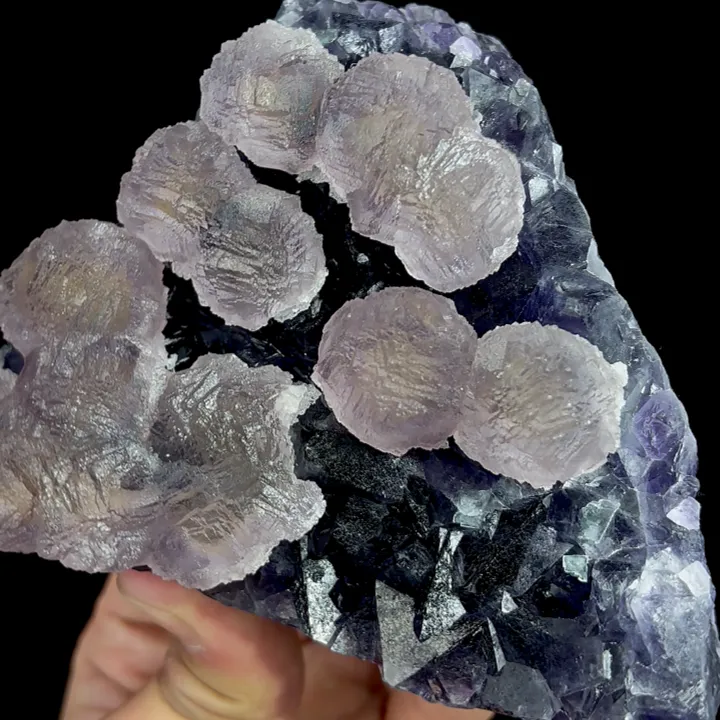 Natural Purple Fluorite, Mineral Specimen:Zhejiang,China (125*90*50MM) - image 3