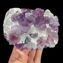 Natural Purple Fluorite, Mineral Specimen:Zhejiang,China (130*100*50MM) - image 1