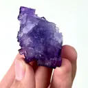 Natural Purple Fluorite on Matrix Mineral Specimen,High Quality Specimen,NORTHWEST CHINA(47*31*26mm) - image 4