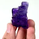 Natural Purple Fluorite on Matrix Mineral Specimen,High Quality Specimen,NORTHWEST CHINA(47*31*26mm) - image 2
