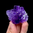 Natural Purple Fluorite on Matrix Mineral Specimen,High Quality Specimen,XINJIANG,CHINA(60*45*24mm) - image 4