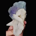 Natural Purple Fluorite, Pyrite and Calcite. Mineral Specimen: Shangbao,Hunan (80*110*50MM) - image 3