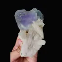 Natural Purple Fluorite, Pyrite and Calcite. Mineral Specimen: Shangbao,Hunan (80*110*50MM) - image 4