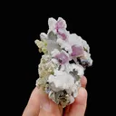 Natural Purple Fluorite & Quartz and Calcite and Mica,Mineral Specimen:Yaogangxian,Hunan (35*65*50MM) - image 4