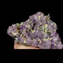 Natural Purple Fluorite with Arsenopyrite and Mica, Mineral Specimen: Yindu,Inner Mongolia (160*110*75MM) - image 3