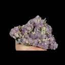 Natural Purple Fluorite with Arsenopyrite and Mica, Mineral Specimen: Yindu,Inner Mongolia (160*110*75MM) - image 2