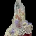 Natural Purple Fluorite with Crystal and Mica Mineral Specimen,High Quality Specimen,YAO GANG XIAN,HUNAN,CHINA(100*80*100mm) - image 1