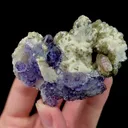 Natural Purple Fluorite with Dolomite and Mica Mineral Specimen,High Quality Specimen,YUNXIAO,FUJIAN,CHINA(73*44*33mm) - image 2