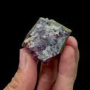 Natural Purple Fluorite with Pyrite Mineral Specimen,High Quality Specimen,YAO GANG XIAN,HUNAN,CHINA(33*31*16mm) - image 4