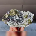 Natural Purple Fluorite with Quartz and Arsenopyrite Symbiosis comes from Yaogangxian,Hunan 110*70*30MM - image 4