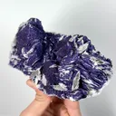 Natural Purple Fluorite with Quartz and Calcite, Mineral Specimen: Inner Mongolia (150*75*75MM) - image 2