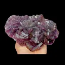 Natural Purple Fluorite,Cube Mineral Specimen:HENAN China (205*30*130mm) - image 3