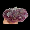Natural Purple Fluorite,Cube Mineral Specimen:HENAN China (205*30*130mm) - image 2