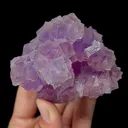 Natural Purple Fluorite,Ladder Pattern Mineral Specimen: YUNNAN (85*50*60mm) - image 3