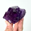 Natural Purple Fluorite,Ladder Pattern Mineral Specimen:FUJIAN (42*72*52mm) - image 3