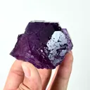 Natural Purple Fluorite,Ladder Pattern Mineral Specimen:FUJIAN (42*72*52mm) - image 2