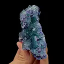 Natural Purple Fluorite,Ladder Pattern Octahedron Mineral Specimen:HUNAN,China (95*40*50mm) - image 2