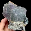 Natural Purple Green Cubic Fluorite, Mineral Specimen:Fujian,China (135*100*80MM) - image 3