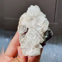 Natural Purple Green Fluorite and Calcite comes from Yaogangxian,Hunan 85*55*45MM - image 4