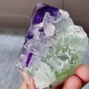 Natural Purple Green Phantom Fluorite comes from Yaogangxian,Hunan 40*55*45MM - image 2