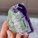 Natural Purple Green Phantom Fluorite comes from Yaogangxian,Hunan 40*55*45MM - image 3