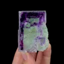 Natural Purple Green Phantom Fluorite Mineral Specimen,High Quality Specimen,YAO GANG XIAN,HUNAN,CHINA(40*55*45mm) - image 1
