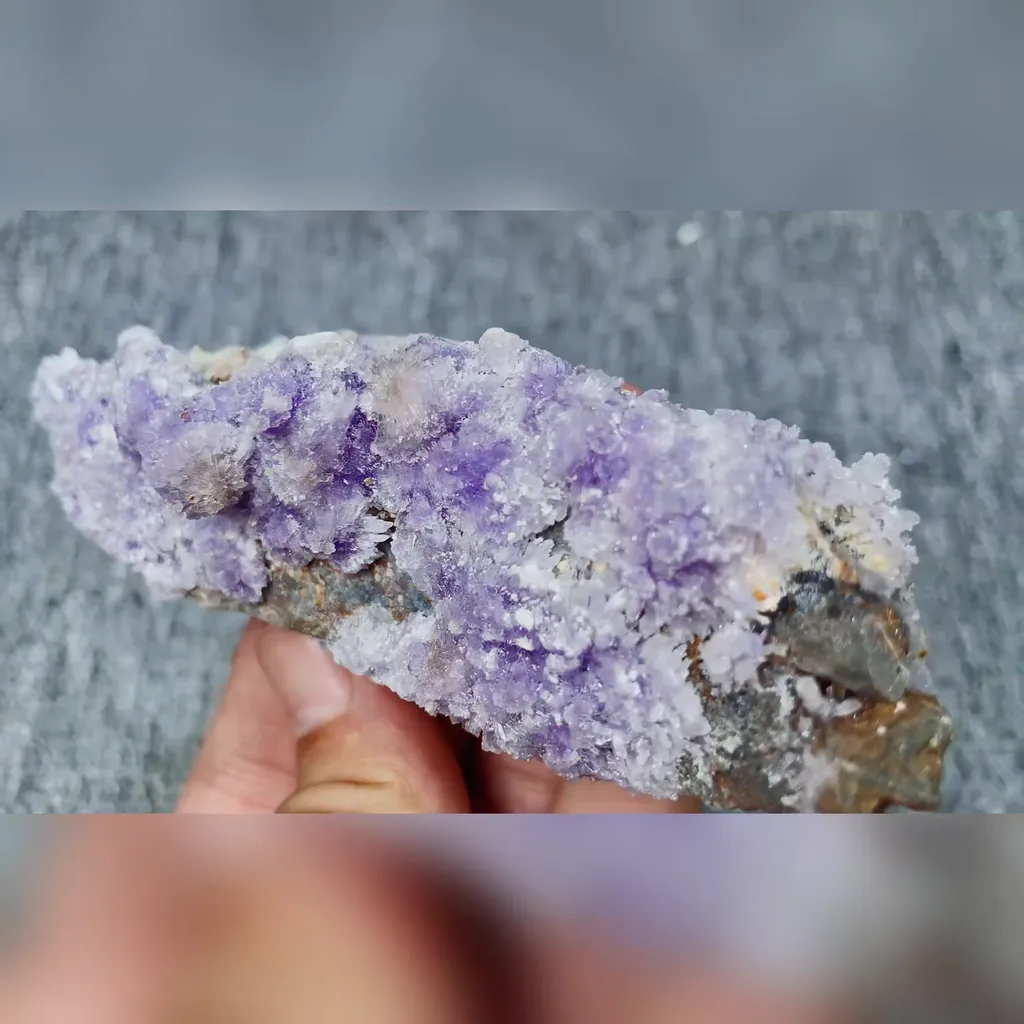 Natural Purple Gypsum comes from Guizhou,China 115*40*35MM - image 4