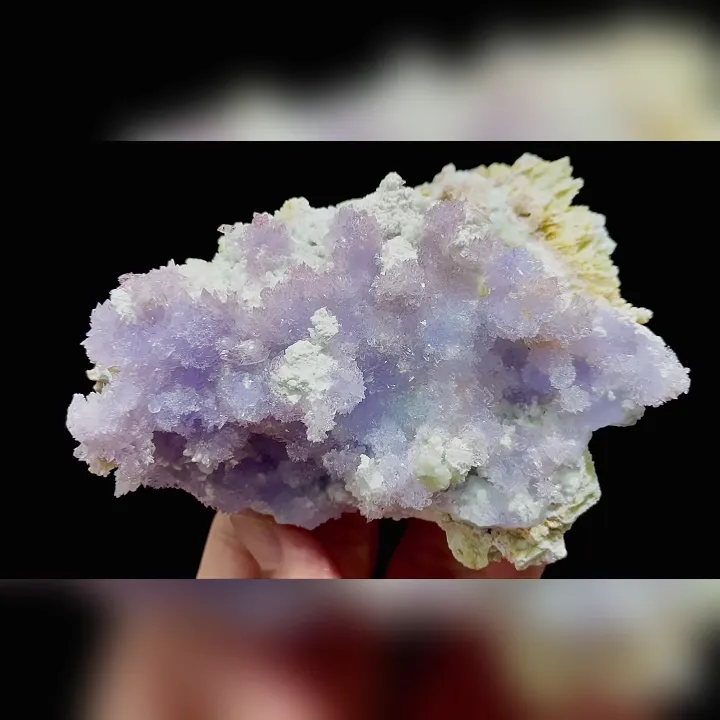 Natural Purple Gypsum comes from Guizhou,China 115*75*55MM image