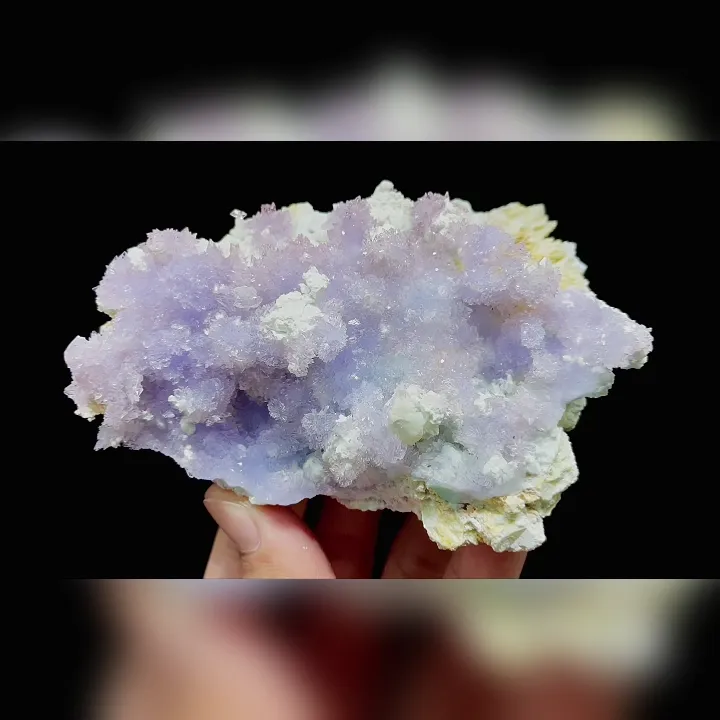 Natural Purple Gypsum comes from Guizhou,China 115*75*55MM - image 5