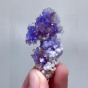 Natural Purple Gypsum comes from Guizhou,China 25*50*15MM - image 4