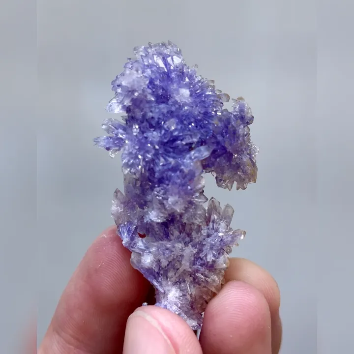 Natural Purple Gypsum comes from Guizhou,China 25*50*15MM - image 3