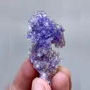Natural Purple Gypsum comes from Guizhou,China 25*50*15MM - image 3