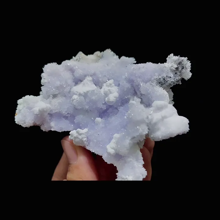 Natural Purple Gypsum comes from Guizhou,China 85*65*35MM image