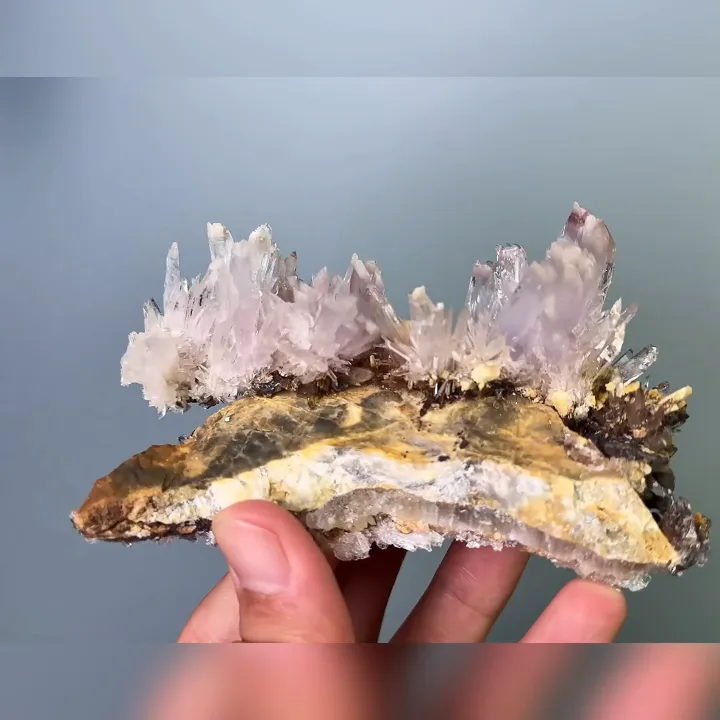 Natural Purple Gypsum ,Mineral Specimen: Guizhou,China (105*45*50MM) - image 4