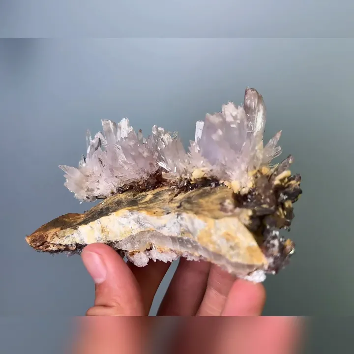 Natural Purple Gypsum ,Mineral Specimen: Guizhou,China (105*45*50MM) - image 2