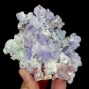 Natural Purple Gypsum, Mineral Specimen:Guizhou,China (100*75*65MM) - image 1