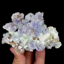 Natural Purple Gypsum, Mineral Specimen:Guizhou,China (100*75*65MM) - image 3