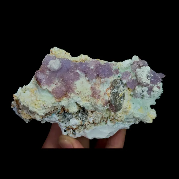 Natural Purple Gypsum, Mineral Specimen:Guizhou,China (110*60*35MM) - image 3