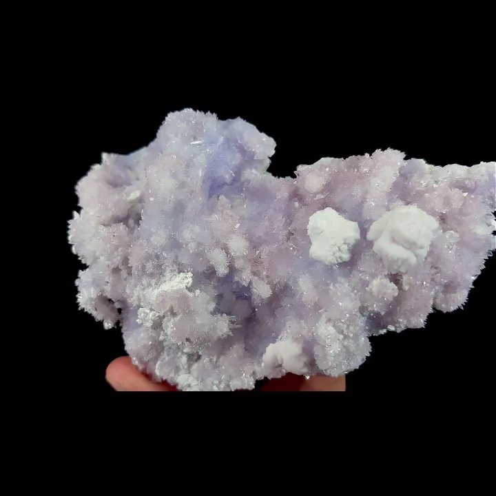 Natural Purple Gypsum, Mineral Specimen:Guizhou,China (125*80*25MM) image