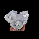 Natural Purple Gypsum, Mineral Specimen:Guizhou,China (125*80*25MM) - image 3
