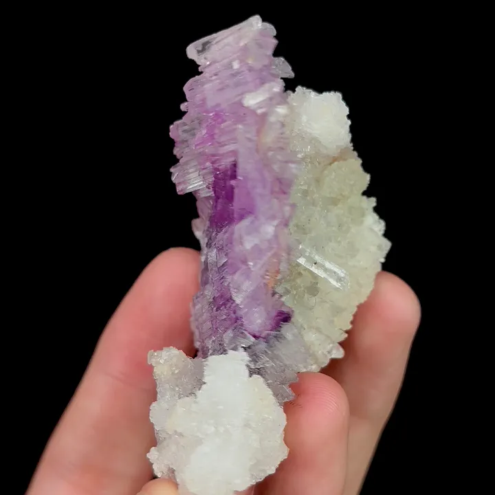 Natural Purple Gypsum, Mineral Specimen:Guizhou,China (35*30*70MM) - image 3