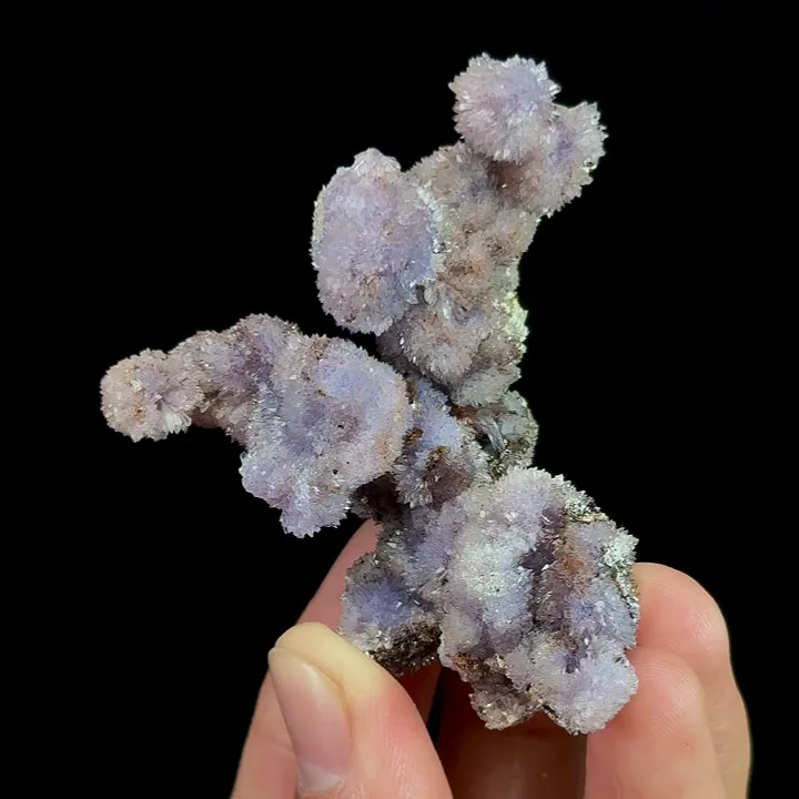 Natural Purple Gypsum, Mineral Specimen:Guizhou,China (55*55*40MM) - image 4