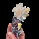 Natural Purple Gypsum, Mineral Specimen:Guizhou,China (60*100*50MM) - image 3