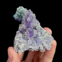 Natural Purple Gypsum, Mineral Specimen:Guizhou,China (75*50*25MM) - image 3