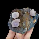 Natural Purple Gypsum, Mineral Specimen:Guizhou,China (85*60*25MM) - image 3