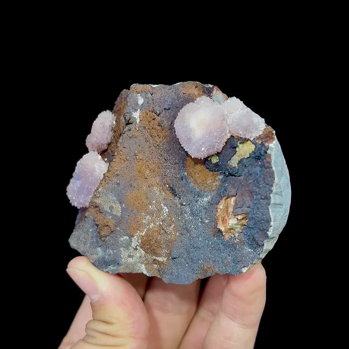 Natural Purple Gypsum, Mineral Specimen:Guizhou,China (85*60*25MM) image