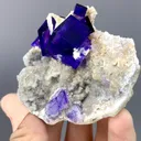 Natural Purple Matrix Fluorite comes from Xinjiang , China  85*60*45MM - image 2