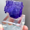 Natural Purple Matrix Fluorite comes from Xinjiang,China 30*20*25MM - image 2