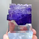 Natural Purple Matrix Fluorite comes from Xinjiang,China 30*20*25MM - image 1