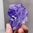 Natural Purple Matrix Fluorite comes from Xinjiang,China 45*20*55MM - image 3